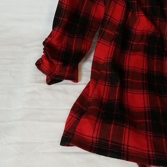 No Boundaries Red & Black Plaid Lightweight Jacket Size L‎ - Picture 6 of 7